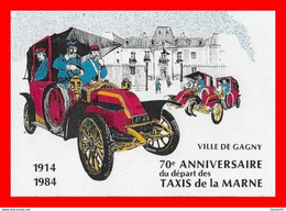CPSM/gf (93) GAGNY.  70e Anniversaire Du Départ Des Taxis De La Marne 1914-18...M235 - Gagny