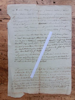 Tinlot, 1834, 1835, 1836, 1837, 1838, Reçu, Laurent Plumier, Fermier, Florins De Liège - Manuscripts