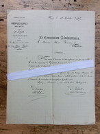 Huy, Hospices Civils, 1897, Remboursement D'une Rente - Manuscripts