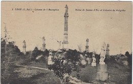 44   Lege  -   Colonne De L'assomption Statue De Jeanne D'arc  Et Calvaire Du Golgotha - Legé