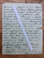 Renon, Bail De Ferme, Nandrin, 1933, Fabry, Etienne, Istasse - Manuscripts