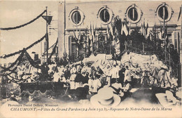 52-CHAUMONT- FÊTES DU GRAND PARDON 24 JUIN 1923, REPOSOIR DE NOTRE-DAME DE LA MARNE - Chaumont