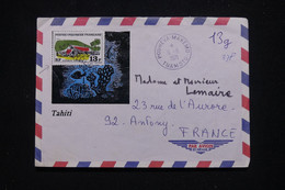 POLYNÉSIE - Enveloppe De Pouheva- Makemo Pour Antony En 1971, Griffe Linéaire De Papeete Sur Affranchissement - L 95778 - Briefe U. Dokumente