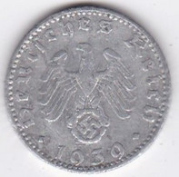 50 Reichspfennig 1939 J HAMBOURG,  Aluminium - 50 Reichspfennig