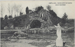 44   Lege  -  Grotte De Notre Dame De Lourdes Avec Le Sacre Coeur - Legé