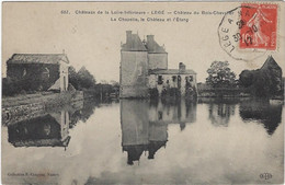 44   Lege  - Chateau Du Bois Chevalier -  La Chapelle,le Chateau Et L'etang - Legé