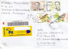TURKEY 2010 Registered Cover Sent To Lithuania Druskininkai #27142 - Storia Postale