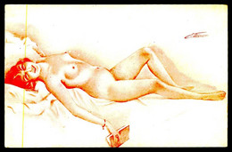 FRANCE - ILLUSTRATEURS  - « Suzanne Meunier» - Étude De Nu. ( Ed. L.E. Paris, Serie Nº 43 - 4) Carte Postale - Meunier, S.