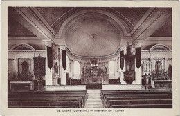 44   Ligne  -  Interieur  De L'eglise - Ligné