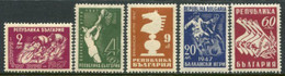 BULGARIA 1947 Balkan Games  MNH / **.  Michel 606-10 - Nuovi