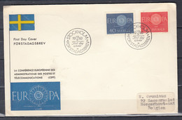 Brief Van Stockholm Forstadagsbrev First Day Cover - 1960