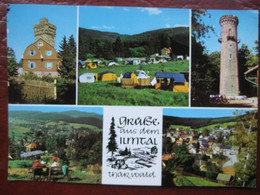 Stadtilm (Ilm-Kreis) - Mehrbildkarte "Grüße Aus Dem Ilmtal, Thür. Wald" / Campingplatz - Stadtilm