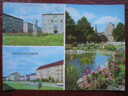 Aschersleben (Salzlandkreis) - Mehrbildkarte (Otto-Grotewohl-Straße / Juri Gagarin-straße / Platz Der Jugend) - Aschersleben