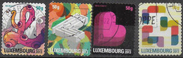 LUSSEMBURGO - 2013 - SERIE L -  SERIE 4 VALORI - USATA (YVERT 1918\21 - MICHEL 1974\7) - Used Stamps