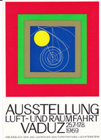 Liechtenstein 1969: Ticket Zur Expo LUFT- UND RAUMFAHRT Mit Zu 399 Mi 464 Yv 412 Mit Sonder-o VADUZ 10.8.69 - Sonstige & Ohne Zuordnung