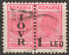 ROMANIA IOVR I.O.V.R. War Charity AID WW2 - Revenue Stamp TAX Label Cinderella Vignette - Fiscaux