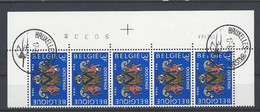 Nr 1285 X 2 Gestempeld En X 3 ** - Used Stamps