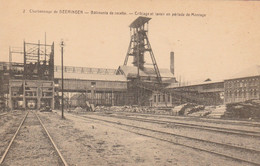 BEERINGEN CHARBONNAGE BATIMENTS DE RECETTE CRIBLAGE ET LAVOIR EN PERIODE DE MONTAGE RARE - Beringen