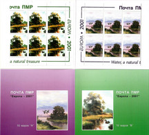 Moldova / PMR Transnistria . EUROPA 2001. Water,a Natural Treasure(Birds) .Booklet. - Moldavie