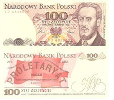 Poland P-143 100 Zlotych 1986 UNC - Pologne