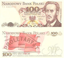 Poland P-143e 100 Zlotych 1986 UNC - Pologne