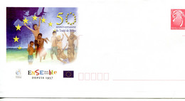 Nouvelle Calédonie - Entier Postal Yvert 218 E 50e Anniversaire Du Traité De Rome - R 6203 - Postwaardestukken