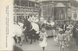 REF3975/ CP-PK Bruxelles - Ixelles Cortège Des Saisons - Juillet 1910  - La Bruyère  Animée MINT - Festivals, Events