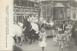 REF3975/ CP-PK Bruxelles - Ixelles Cortège Des Saisons - Juillet 1910  - La Bruyère  Animée MINT - Fêtes, événements