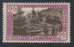 Monaco  Timbre  2 F. Lilas-rose Et Brun-olive  N° 100** Neuf - Unused Stamps