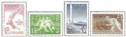 Finland 1952 Summer Olympic Games In Helsinki Set Of 4 Stamps MNH (**) - Ete 1952: Helsinki