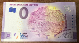 2021 BILLET 0 EURO SOUVENIR DPT 13 MONTAGNE SAINTE-VICTOIRE ANNIVERSAIRE N°2313 PAPER MONEY SCHEIN BANKNOTE - Private Proofs / Unofficial