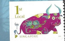 SINGAPORE, 2021, MNH, CHINESE NEW YEAR, YEAR OF THE OX, 1v , S/A - Chinese New Year