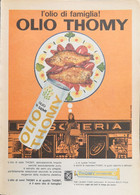 1963 -  THOMY Olio Di Semi -  1 P.  Pubblicità Cm. 13 X 18 - Affiches