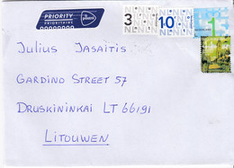 NETHERLANDS 2017 Cover Sent To Lithuania Druskininkai #27160 - Brieven En Documenten