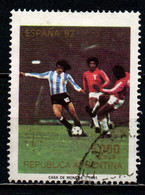 ARGENTINA - 1981 - CAMPIONATO DEL MONDO DI CALCIO IN SPAGNA - ESPANA '82 - USATO - Usati