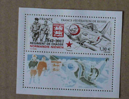 T5-E5 : 75ème Anniversaire Du Régiment De Chasse Normandie-Némen 5167a, Avion Yak 9 - Unused Stamps