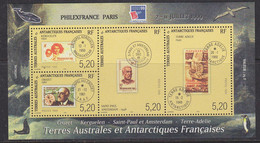 TAAF 1999 Philexfrance M/s ** Mnh (51691) - Blocks & Sheetlets