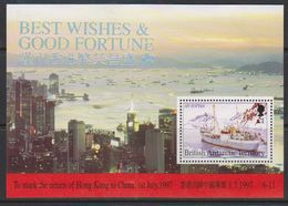 British Antarctic Territory (BAT) 1997 Return Of Hong Kong To China M/s ** Mnh (51693) - Unused Stamps