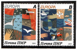 Moldova / PMR Transnistria . EUROPA 2004. Holiday.2v:A,B - Moldavie