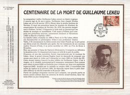 Belgique - CEF N°716 - Guillaume Lekeu - 1991-2000