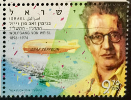 ISRAEL 2014 MNH STAMP ON WOLFGANG VON WEISL - Andere & Zonder Classificatie