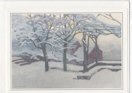 Postogram 013 / 84 - Tuin In De Sneeuw - A. Donny - Snow In The Garden - Postogram