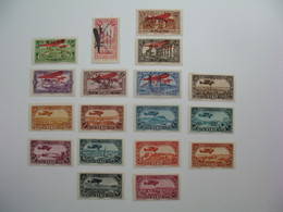 Lot Syrie Poste Aérienne Stamps French Colonies PA Neuf * Voir Photo   Rousseur Et Aminci Sur N° 44 / 45 / 49 - Poste Aérienne