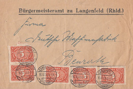 DR Brief Mef Minr.5x 194 Langenfeld 15.12.22 - Briefe U. Dokumente