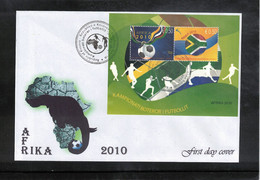 Kosovo 2010 World Football Cup South Africa  Block FDC - 2010 – South Africa