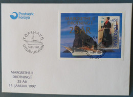 First Day Letter Faroe Islands - Isole Faroer