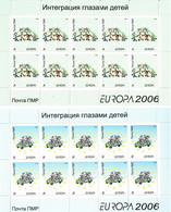 Moldova / PMR Transnistria . EUROPA 2006. Integration. 2 M/S Of 10 - Moldavie