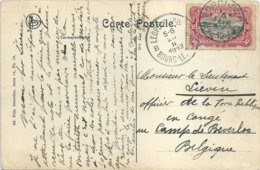 1912 - Congo Belge - Carte-vue - "LEOPOLDVILLE" Vers Camp De Beverloo (militaire) - Lettres & Documents
