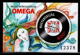 HUNGARY - 2020. SPECIMEN S/S - Hungarian Rock Classics / Omega-Pearls In Her Hair Standard Version - Proofs & Reprints