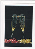 Postogram 090 / 95 - Champagne Glazen - Fotostock - Glass Of Champagne - Postogram